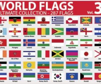 Nationale Oder Regionale Flagge Und Regionale Flagge Vektor