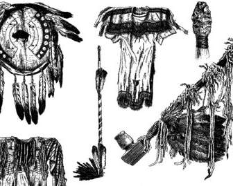 Native American Object Vectors