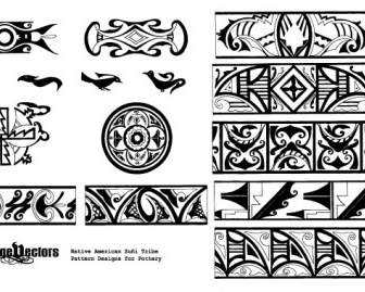 Indianische Keramik-Muster