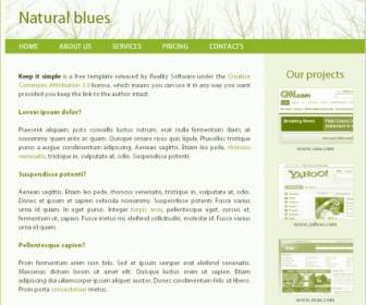 Plantilla Natural Blues