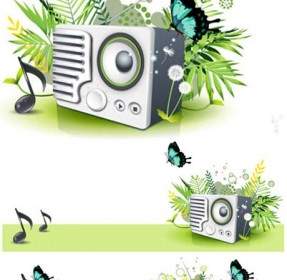 Nature Of The Music Vector