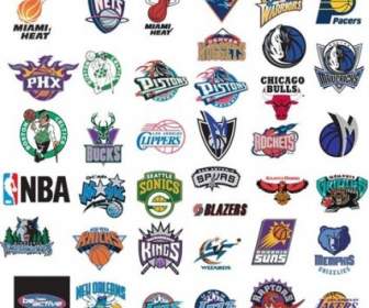 NBA-Basketball-Team-Vektor-logos