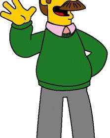 Ned Flanders De Los Simpsons