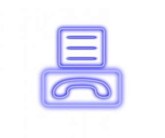 Neon-Fax-Symbol