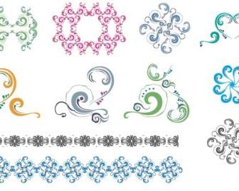 New Free Set Colorful Ornaments Patterns