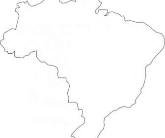 Nferraz Brazylijski Mapę Clipart