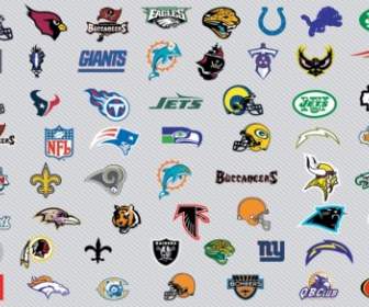 Logotipos Da NFL Equipe Vector