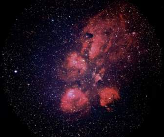 NGC Galaxy Kucing Pfote Kabut