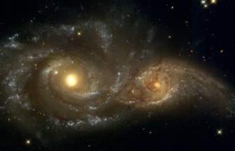 NGC Galaksi Spiral Light Tahun