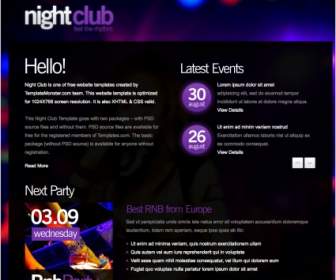 Nachtclub-Vorlage