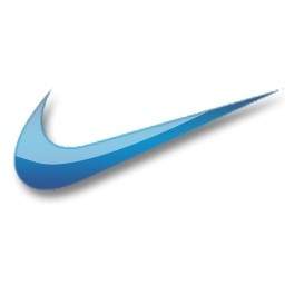 Nike голубой