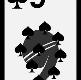 Nine Of Spades Clip Art