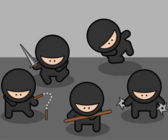Ninjas ClipArt