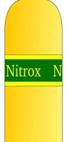 Nitrox Scuba Tanque Clip Art