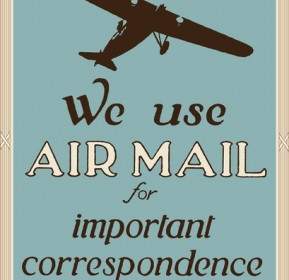Nixvex Quot We Use Air Mail Quot Free Vector