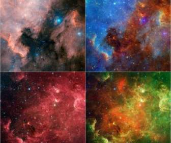 Espectros De Ngc Nebulosa América Do Norte