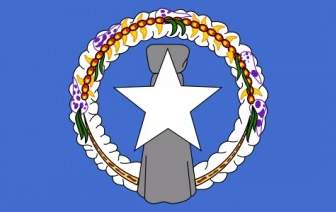 Mariana Utara Bendera Clip Art
