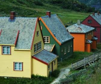 挪威的房子的家园