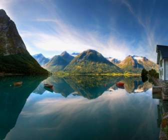 Norwegen-Tapete-Norwegen-Welt