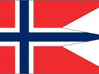 Norwegische Staat Flagge-ClipArt