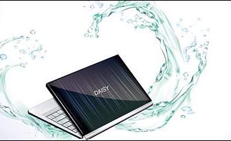 Notebook-Wasser-Vektor-material