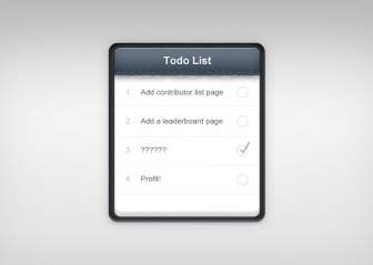 Notepad To Do List Psd