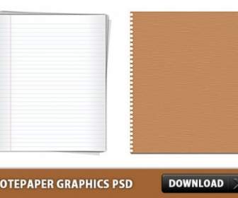 Notepaper Graphics Free Psd File
