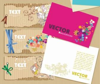 Notes The Trend Pattern Vector Bookmarks Greeting Cards