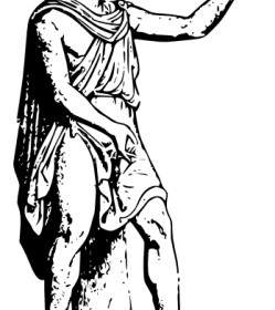 Odyseusz Statua Clipart
