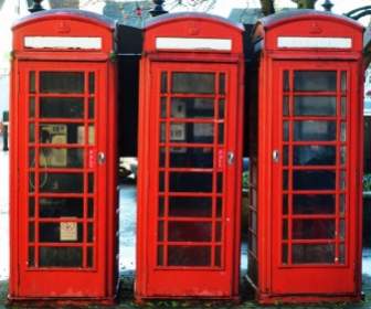 Alte Britische Telefonzellen