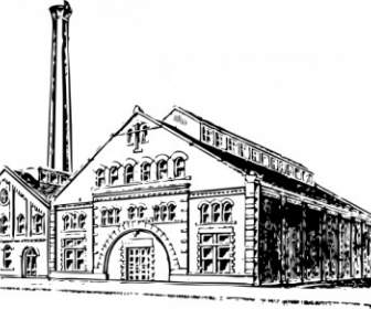 Old Factory Clip Art