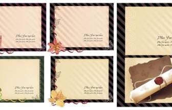 Old Stationery Template Vector Series