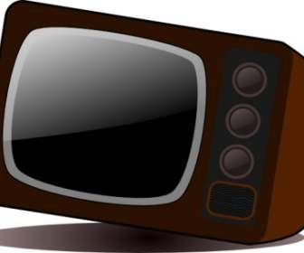 Old Television Clip Art