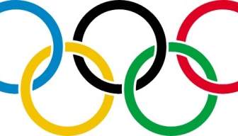 奧運五環的剪貼畫