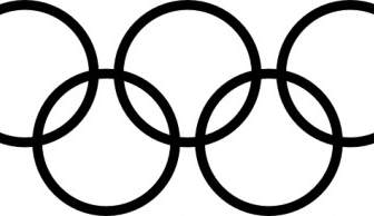 Anéis Olímpicos ícone Clip Art