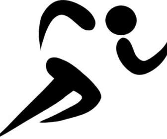 Olympic Sports Athletics Pictogram Clip Art