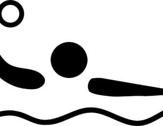 Sports Olympiques De Water-Polo Pictogramme Clipart