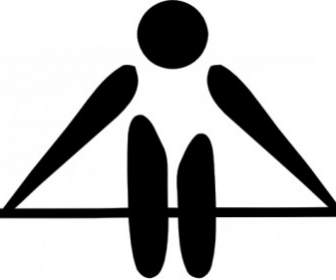 Olympic Sports Weightlifting Pictogram Clip Art