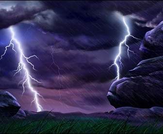 On The Outskirts Of Lightning Psd Layered