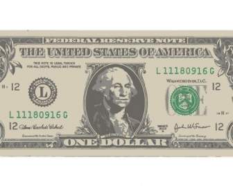One American Dollar Bill