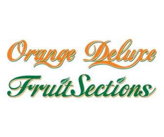 Sezioni Di Frutta Arancione Deluxe