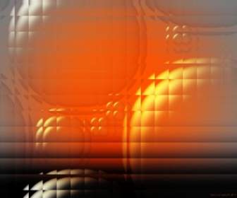 Orange Glas-Bild