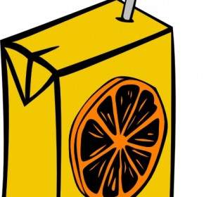 オレンジ ジュース ボックス クリップアート