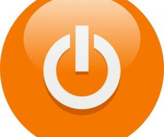 Imágenes Prediseñadas Botón Naranja De La Energía