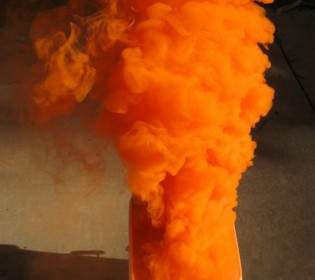 Orange Smoke Distress