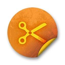 Badge Adesivo Arancione