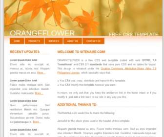 Orangeflower Vorlage