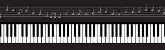 Orgel-Tastatur-ClipArt-Grafik