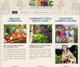 Modello Di Giardinaggio Organico
