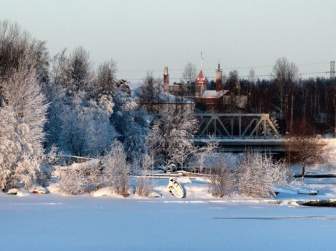 Ponte Di Oulu Finlandia
